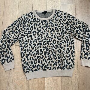 J Crew Leopard Sweater